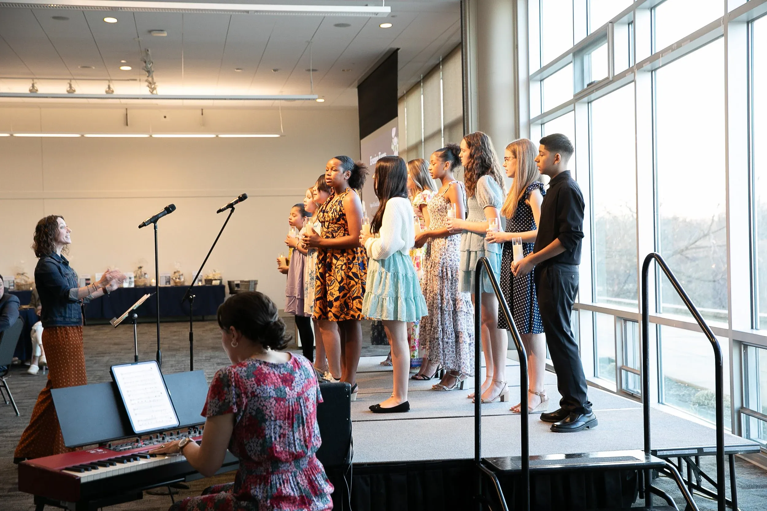 North Star choir rehearsal